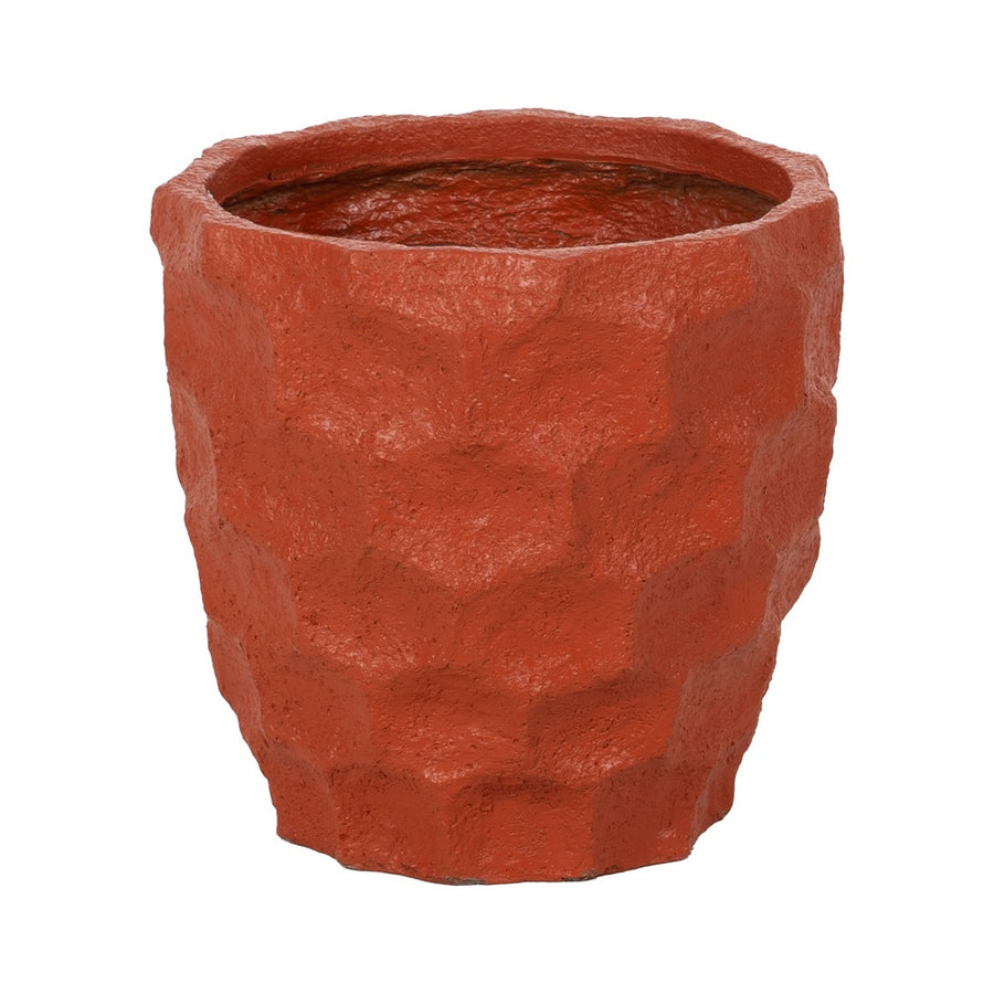 S/2 MACETERO TERRACOTA CEMENTO 41 X 41 X 39,60 CM