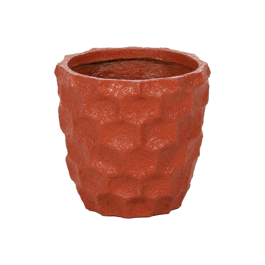 S/2 MACETERO TERRACOTA CEMENTO 41 X 41 X 39,60 CM