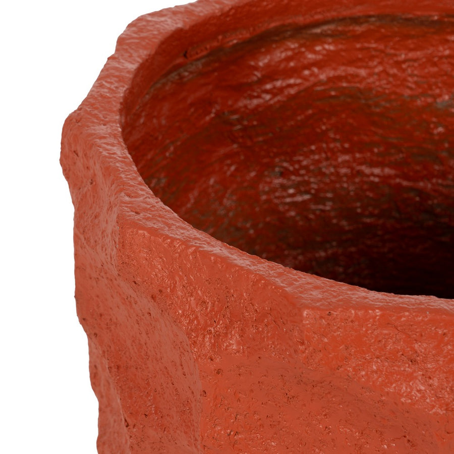S/2 MACETERO TERRACOTA CEMENTO 41 X 41 X 39,60 CM