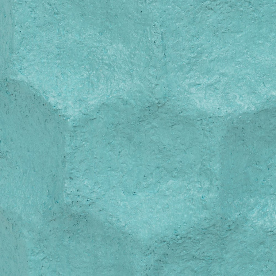 BLUE CEMENT PLANTER DECORATION 42.70 X 42.50 X 62 CM