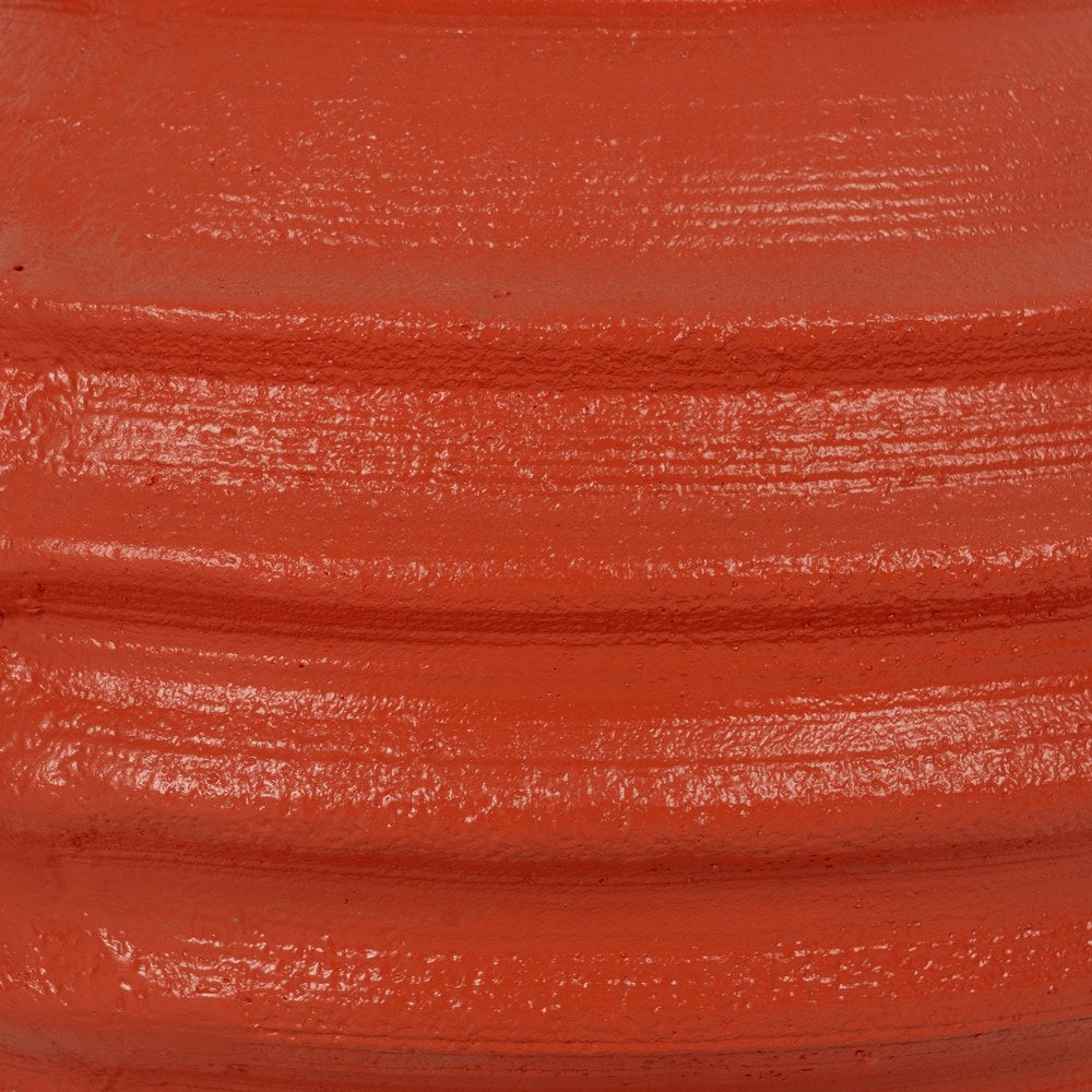 MACETERO TERRACOTA RESINA DECORACIÓN 40 X 40 X 30 CM