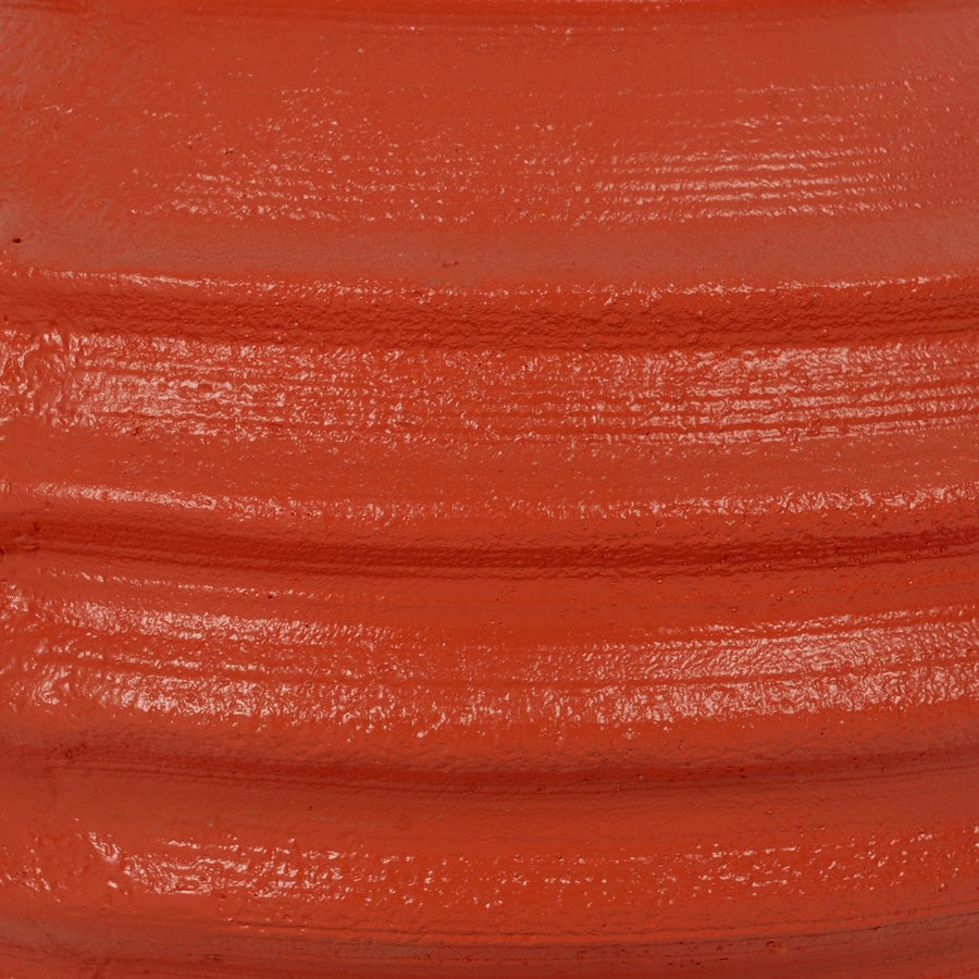 MACETERO TERRACOTA RESINA DECORACIÓN 40 X 40 X 30 CM