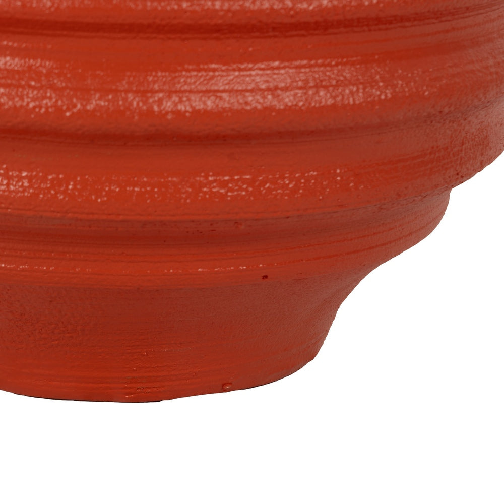 MACETERO TERRACOTA RESINA DECORACIÓN 40 X 40 X 30 CM