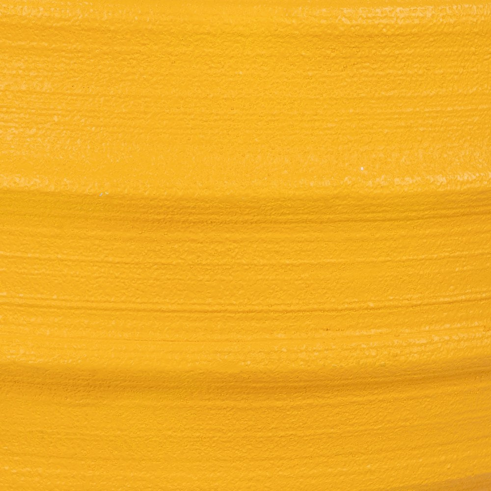 YELLOW RESIN DECORATIVE VASE 56 X 56 X 60 CM