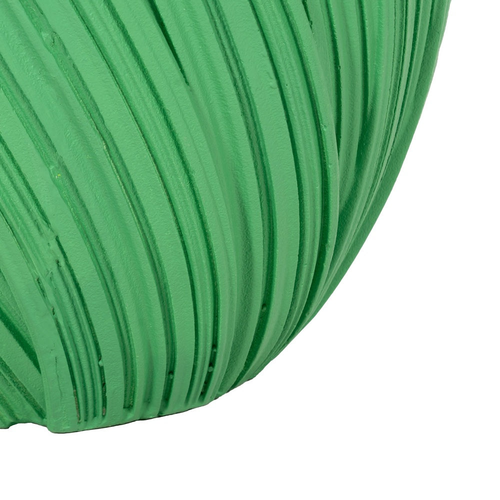 JARRÓN VERDE RESINA DECORACIÓN 51,50 X 51,50 X 76,60 CM