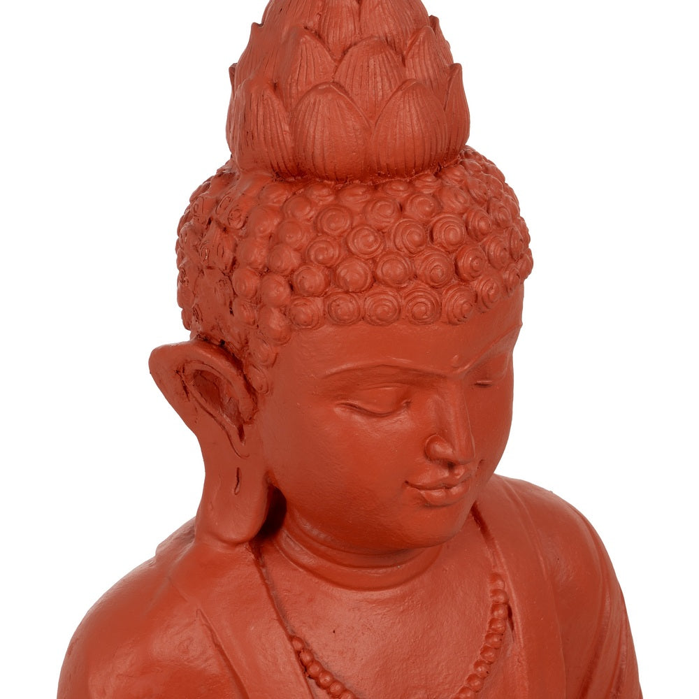 ESCULTURA BUDA TERRACOTA RESINA 56 X 42 X 88 CM