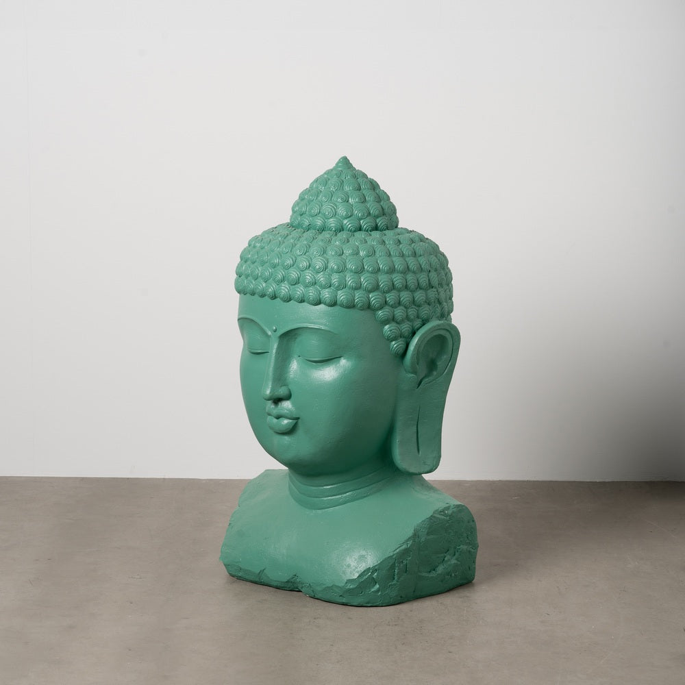 ESCULTURA BUDA TURQUESA RESINA 60,50 X 56 X 108 CM