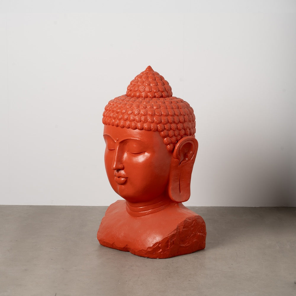 ESCULTURA BUDA TERRACOTA RESINA 60,50 X 56 X 108 CM