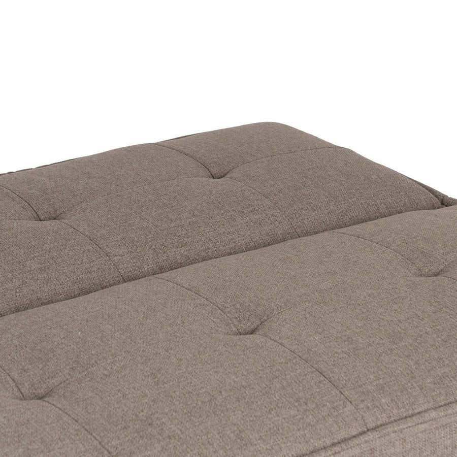 SOFÁ-CAMA BEIGE METAL-MADERA SALÓN 181 X 88 X 85,50 CM