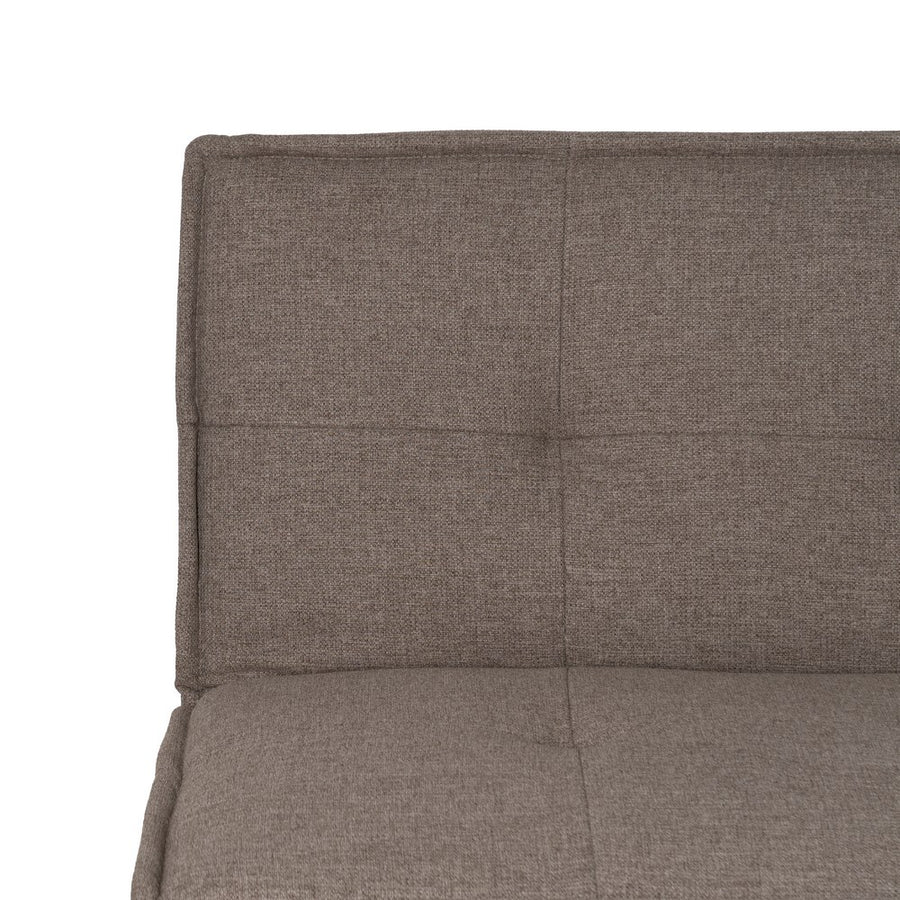 SOFÁ-CAMA BEIGE METAL-MADERA SALÓN 181 X 88 X 85,50 CM