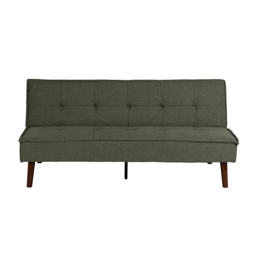 SOF�-CAMA VERDE METAL-MADERA SAL�N 181 X 88 X 85,50 CM