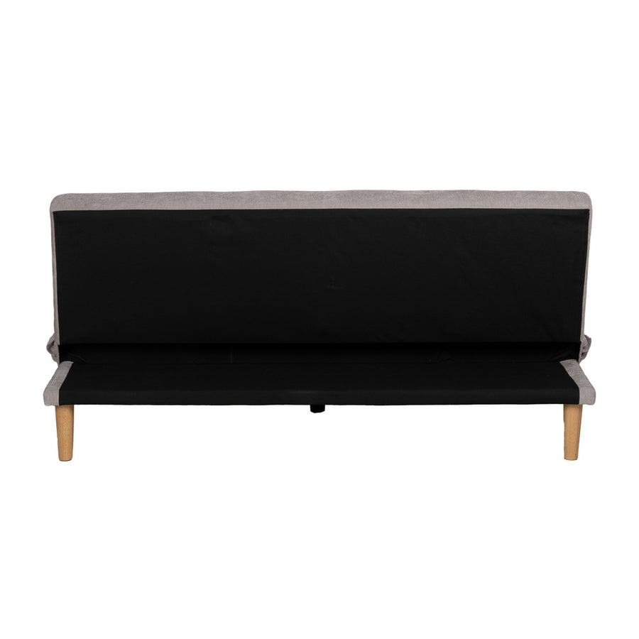 SOFÁ-CAMA GRIS METAL-MADERA SALÓN 178 X 94 X 86 CM