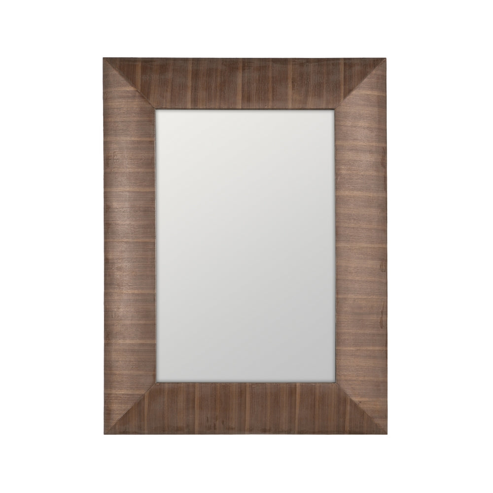 NATURAL WOOD / GLASS MIRROR 96 X 7.50 X 127 CM