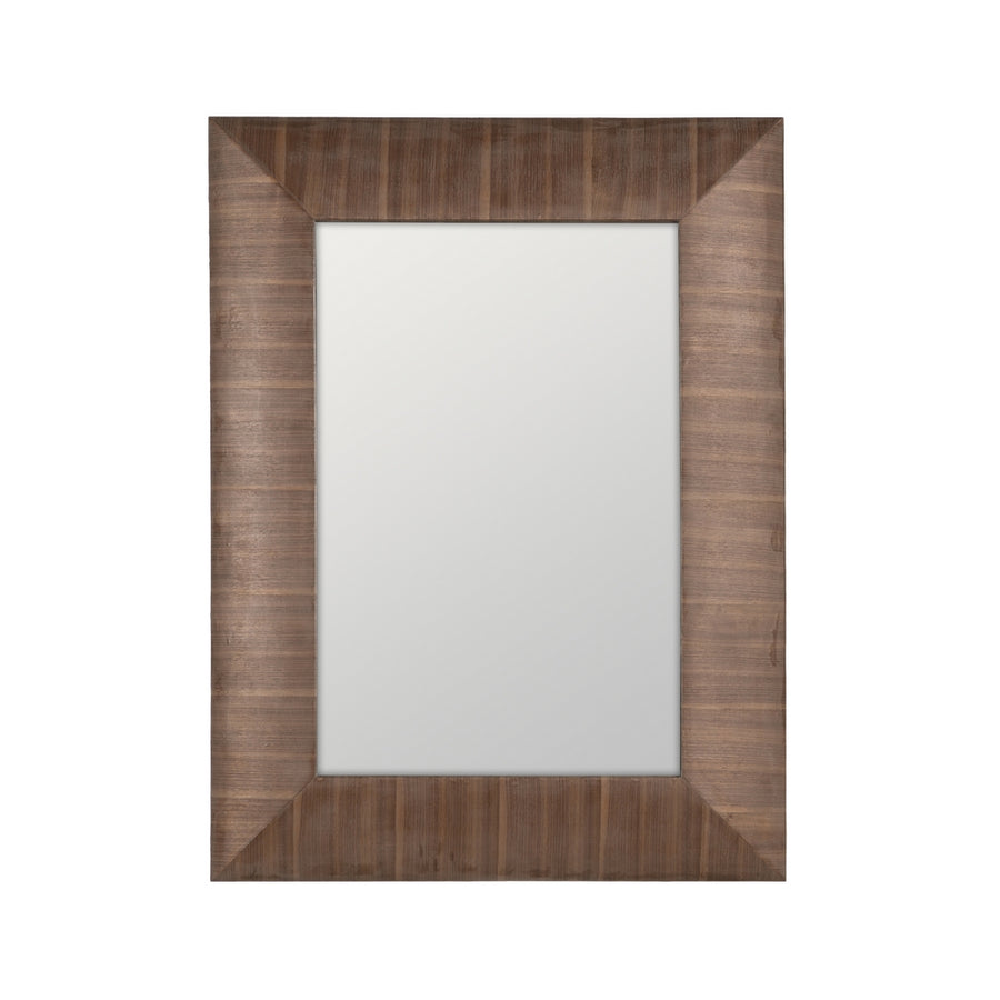 NATURAL WOOD / GLASS MIRROR 96 X 7.50 X 127 CM
