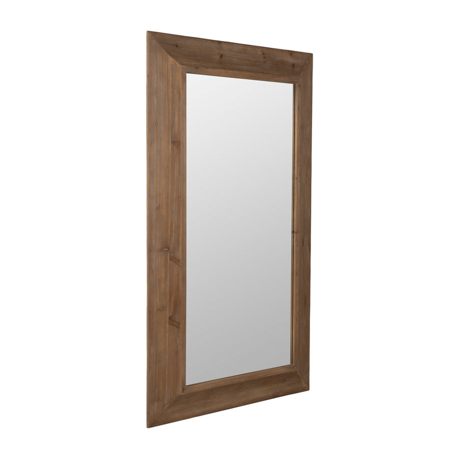 ESPEJO NATURAL MADERA / CRISTAL 110 X 7,50 X 185 CM