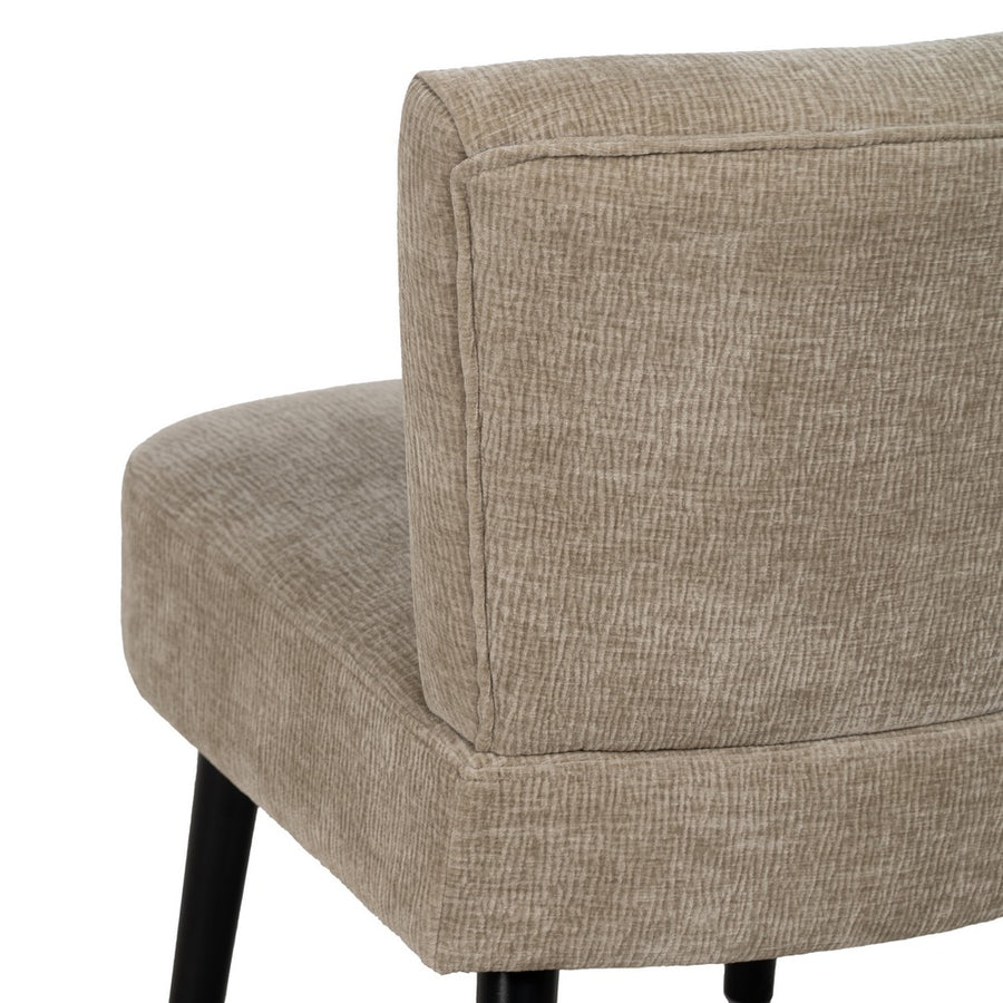 SILLÓN BEIGE TEJIDO-MADERA SALÓN 55 X 63 X 76 CM