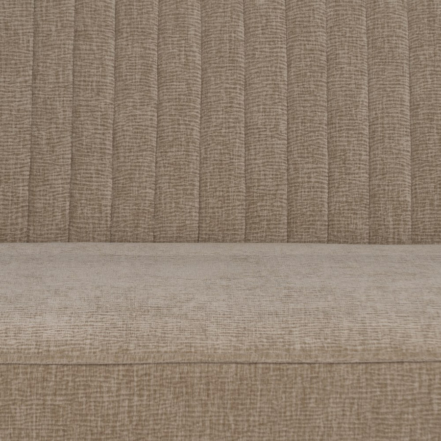 SOFÁ BEIGE TEJIDO-MADERA SALÓN 134 X 70 X 74 CM