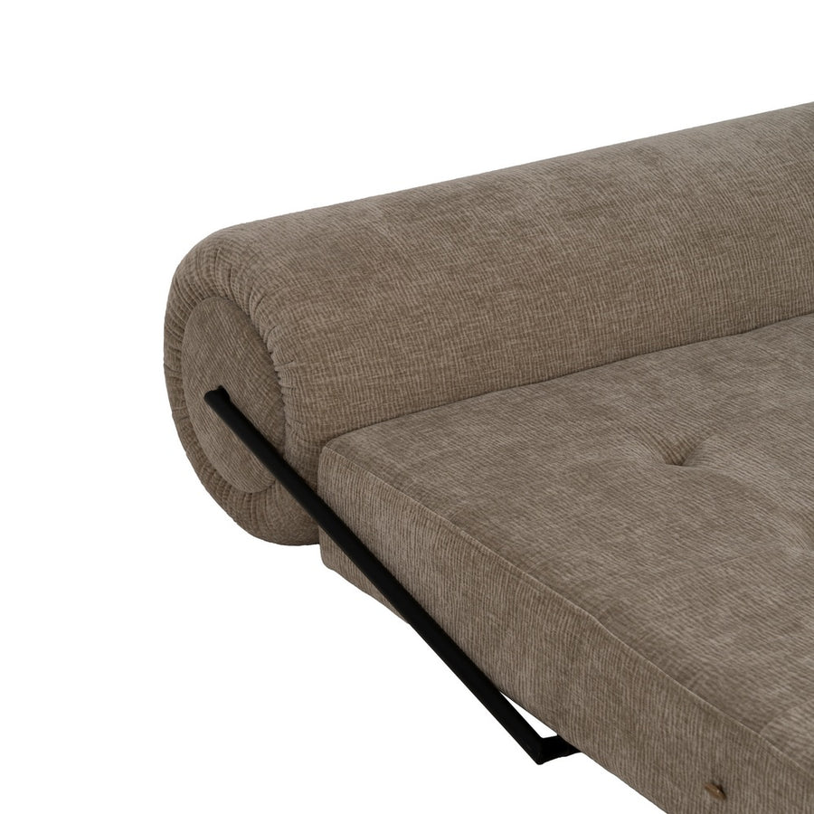 SOFÁ BEIGE TEJIDO-MADERA SALÓN 89 X 101 X 71 CM