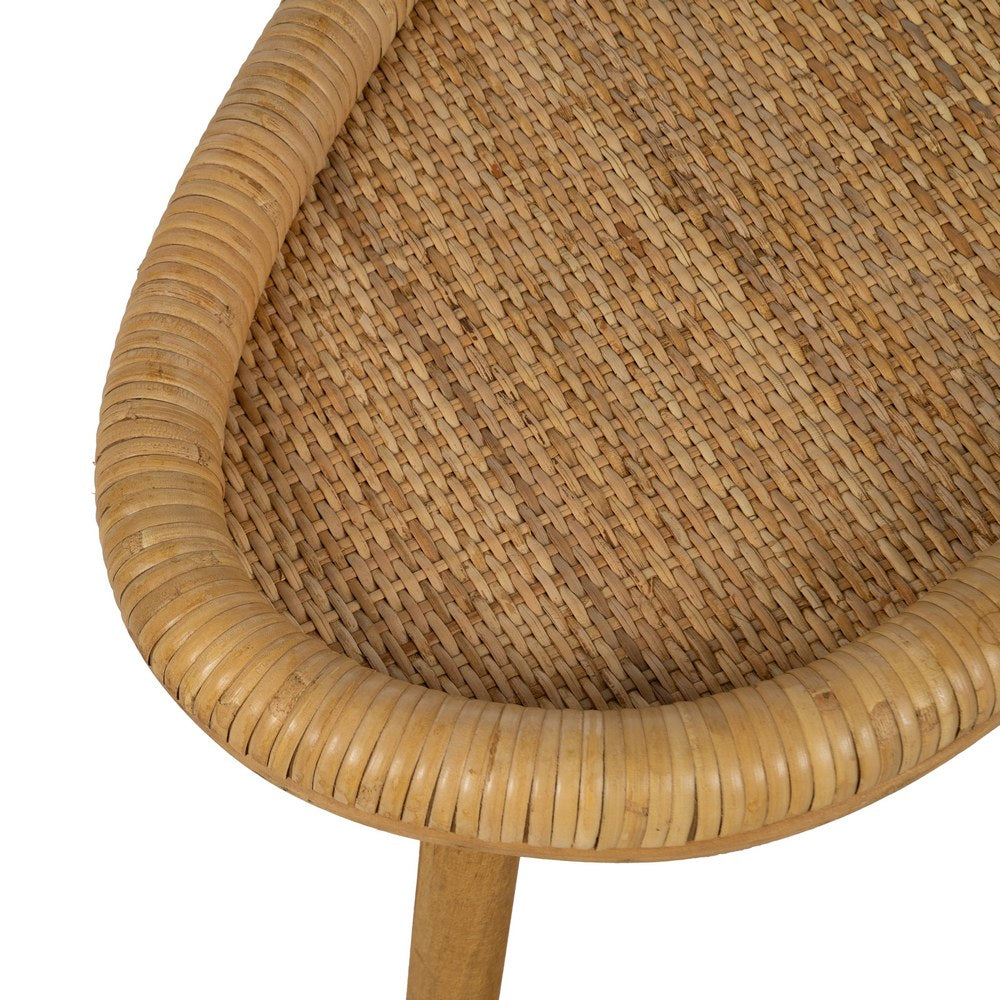 NATURAL RATTAN COFFEE TABLE LIVING ROOM 77 X 41 X 37 CM