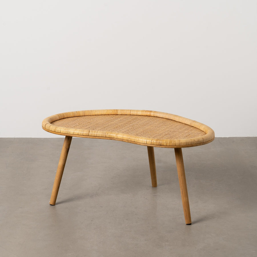 MESA CENTRO NATURAL RATÁN SALÓN 90 X 60 X 41 CM