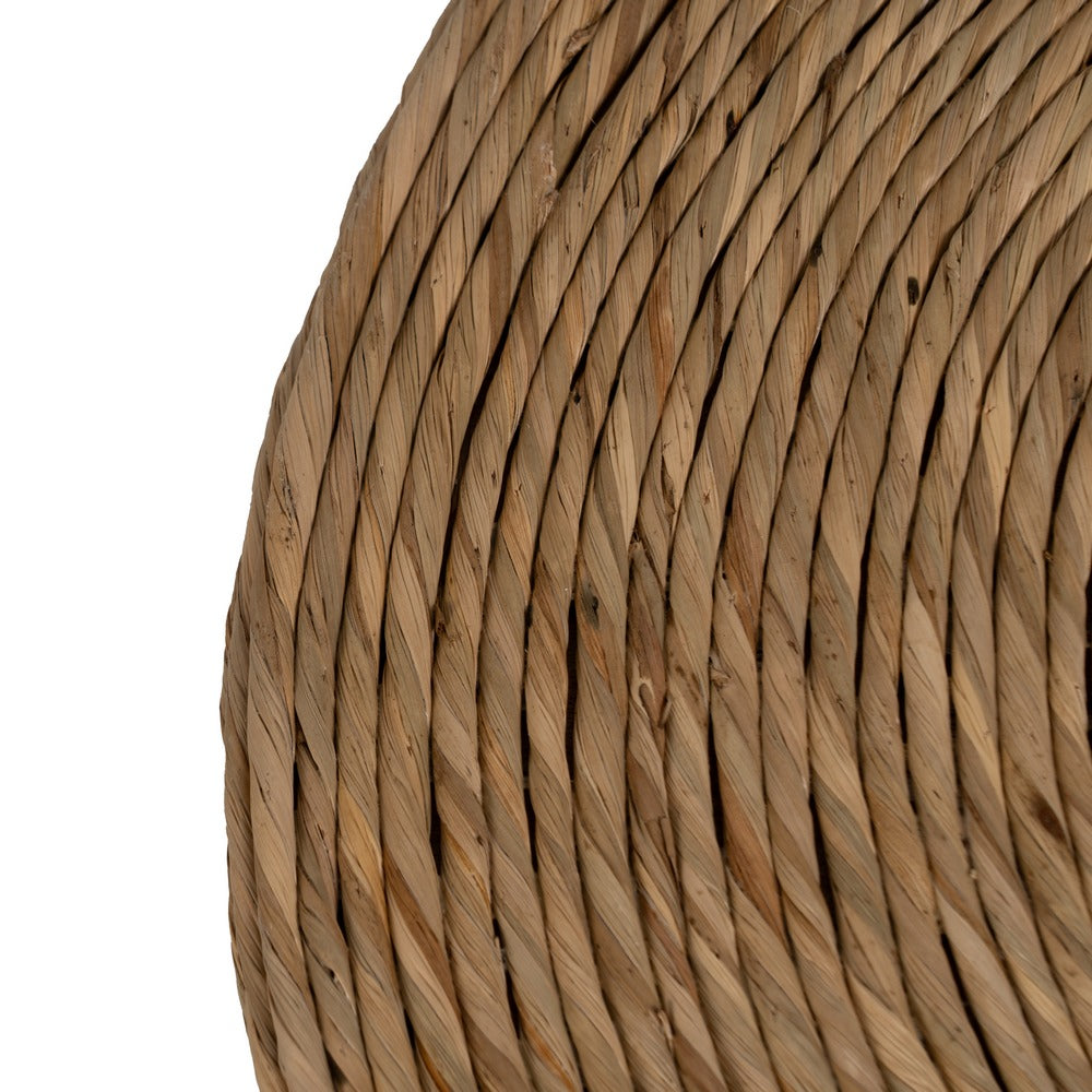 NATURAL ROPE LIVING ROOM SIDE TABLE 41 X 41 X 51 CM