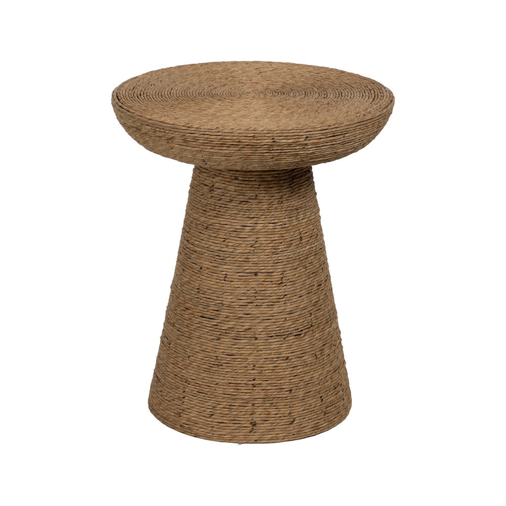 NATURAL ROPE SIDE TABLE LIVING ROOM 49 X 49 X 58 CM