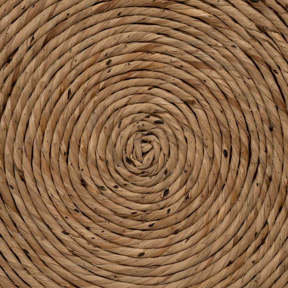 NATURAL ROPE SIDE TABLE LIVING ROOM 49 X 49 X 58 CM