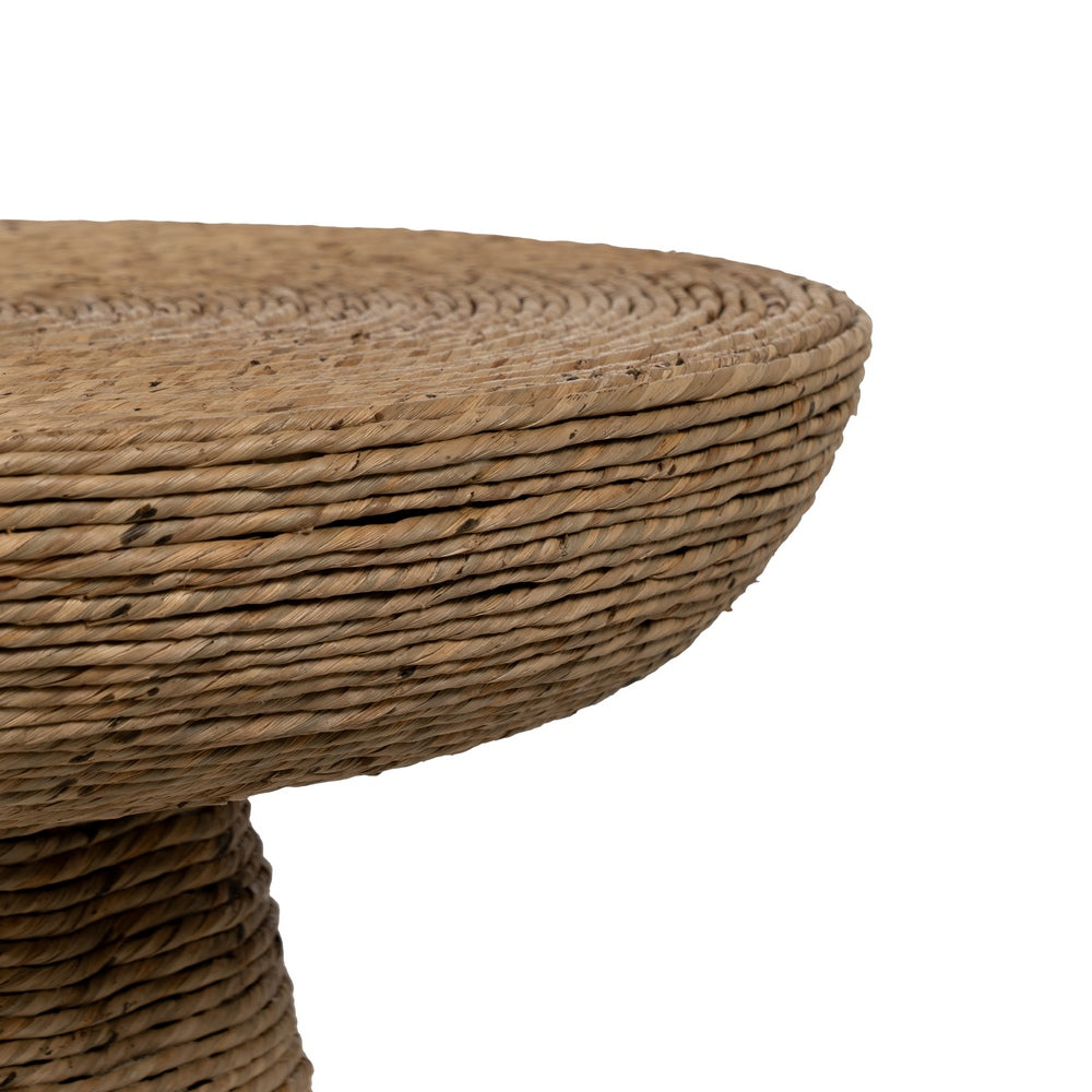 NATURAL ROPE SIDE TABLE LIVING ROOM 49 X 49 X 58 CM
