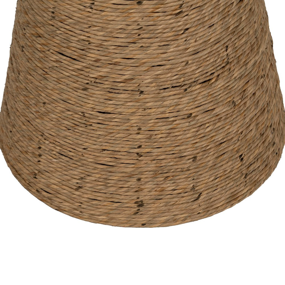NATURAL ROPE SIDE TABLE LIVING ROOM 49 X 49 X 58 CM
