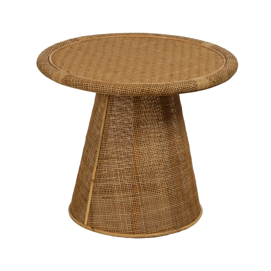 NATURAL BAMBOO SIDE TABLE LIVING ROOM 59 X 59 X 49.50 CM