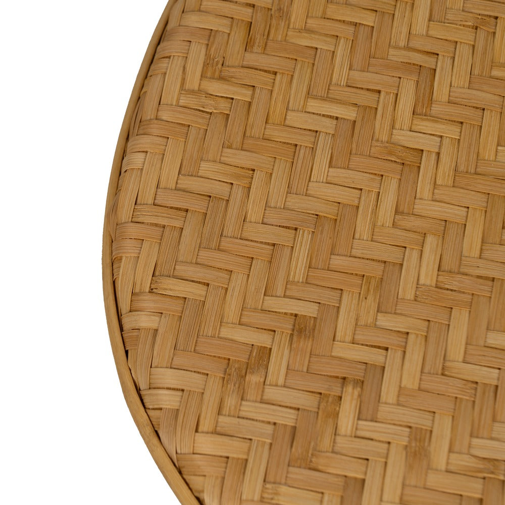 NATURAL BAMBOO COFFEE TABLE LIVING ROOM 81 X 51 X 47.50 CM