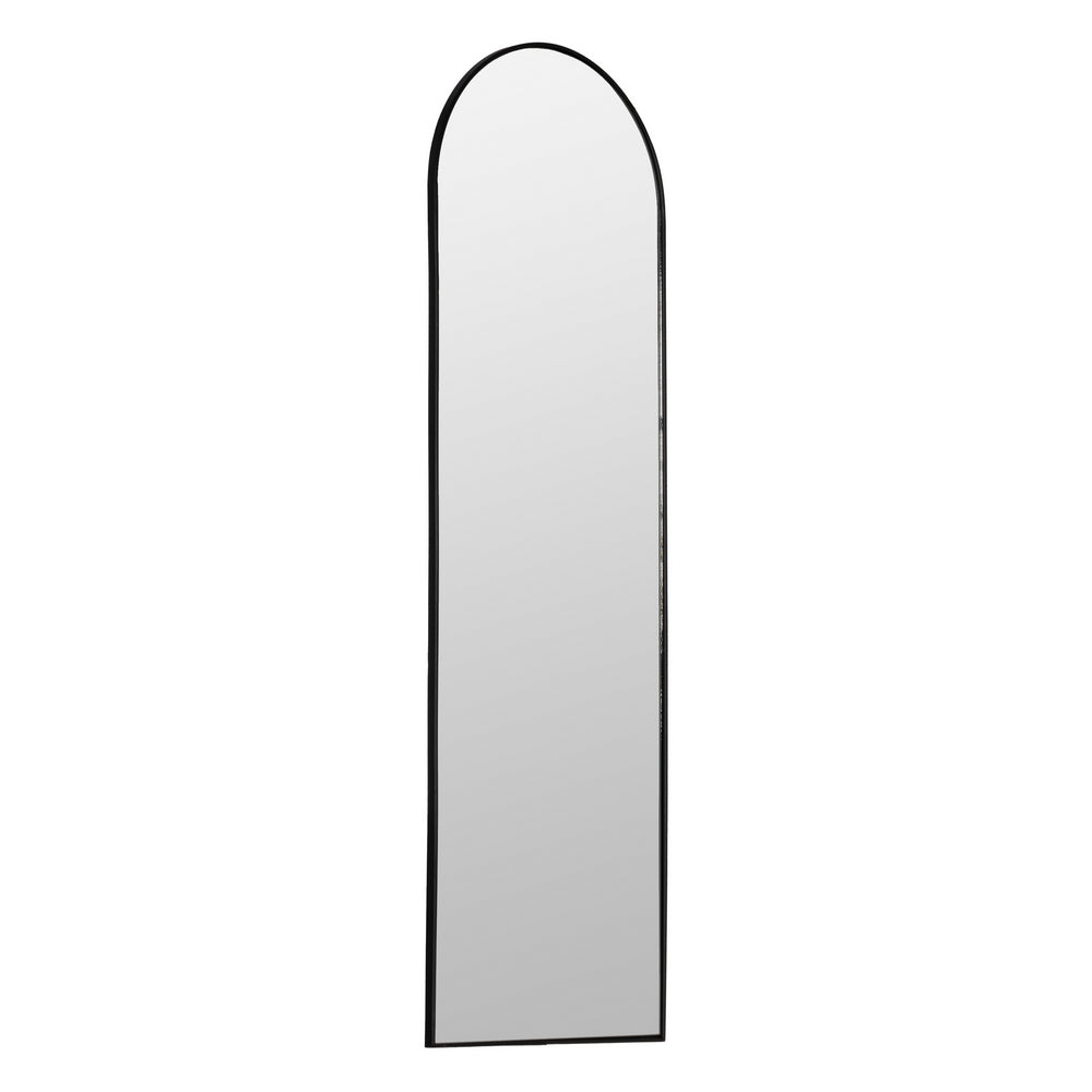 BLACK METAL-GLASS DECORATIVE MIRROR 40 X 1.50 X 125 CM