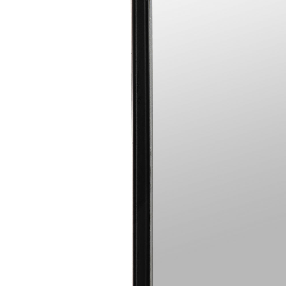 ESPEJO NEGRO METAL-CRISTAL DECORACIÓN 45 X 1,50 X 155 CM