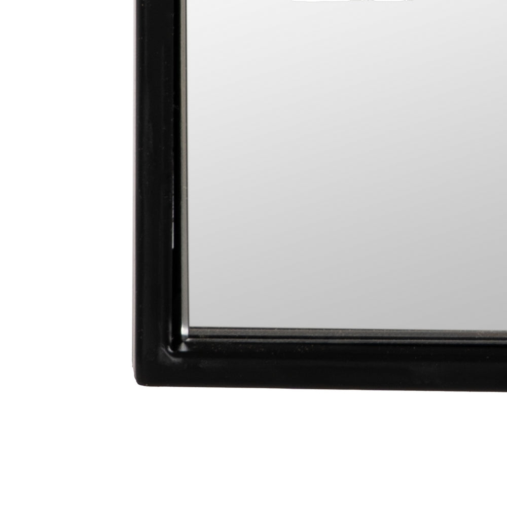 ESPEJO NEGRO METAL-CRISTAL DECORACIÓN 45 X 1,50 X 155 CM