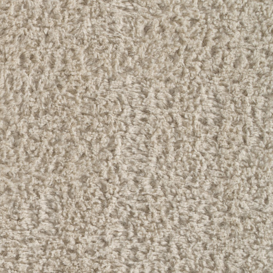 PUF BEIGE TEJIDO SALÓN 45 X 42 X 42 CM
