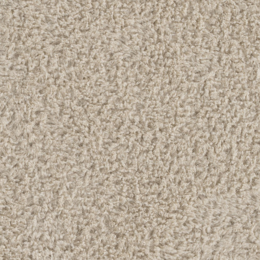 PUF BEIGE TEJIDO SALÓN 60 X 60 X 33 CM