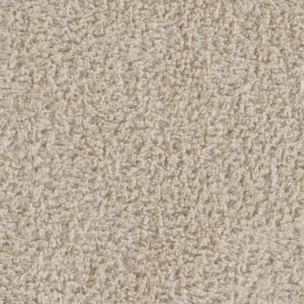 PUF BEIGE TEJIDO SALÓN 60 X 60 X 33 CM