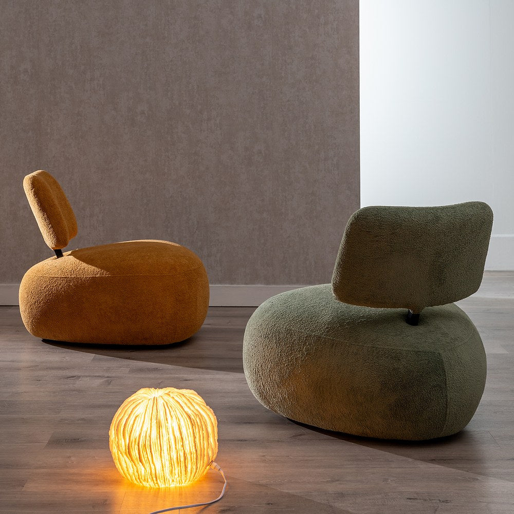 SILLÓN VERDE TEJIDO SALÓN 67 X 73 X 67 CM