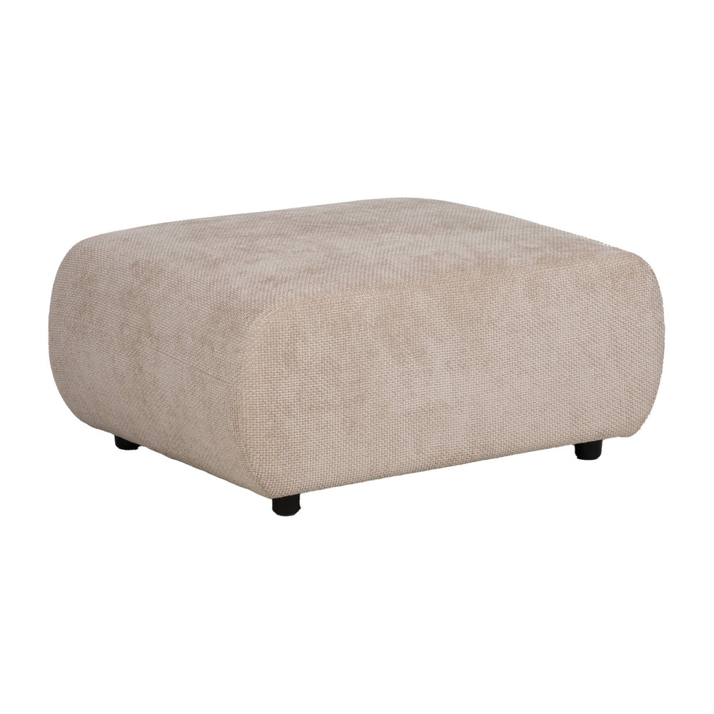 PUF BEIGE TEJIDO SAL�N 66 X 87 X 39 CM