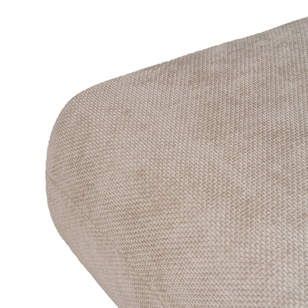 PUF BEIGE TEJIDO SAL�N 66 X 87 X 39 CM