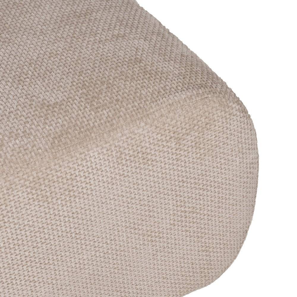 PUF BEIGE TEJIDO SAL�N 66 X 87 X 39 CM