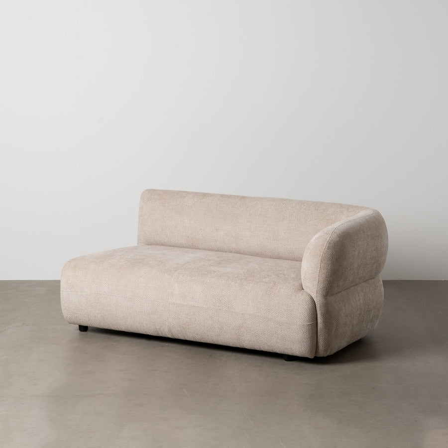 SOFÁ MÓDULO DERECHO BEIGE TEJIDO SALÓN 151 X 92 X 65 CM