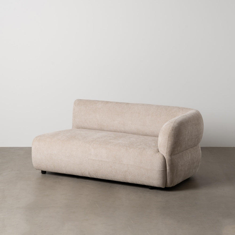 SOFÁ MÓDULO DERECHO BEIGE TEJIDO SALÓN 151 X 92 X 65 CM