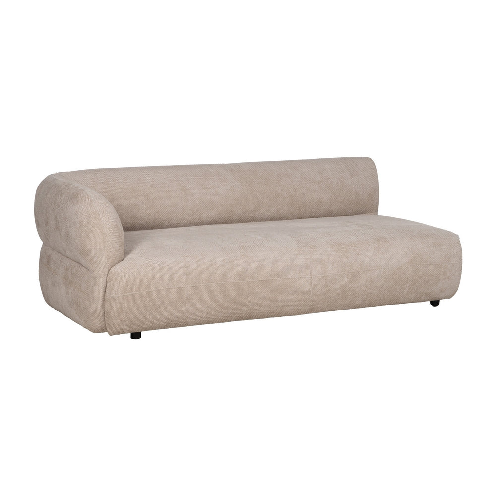 SOFÁ MÓDULO IZQUIERDO BEIGE TEJIDO SALÓN 199 X 92 X 65 CM