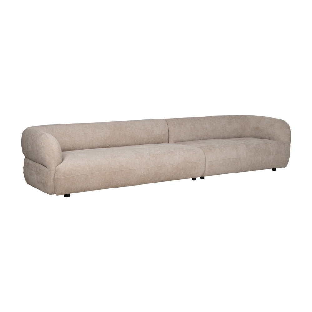 SOFÁ MÓDULO IZQUIERDO BEIGE TEJIDO SALÓN 199 X 92 X 65 CM