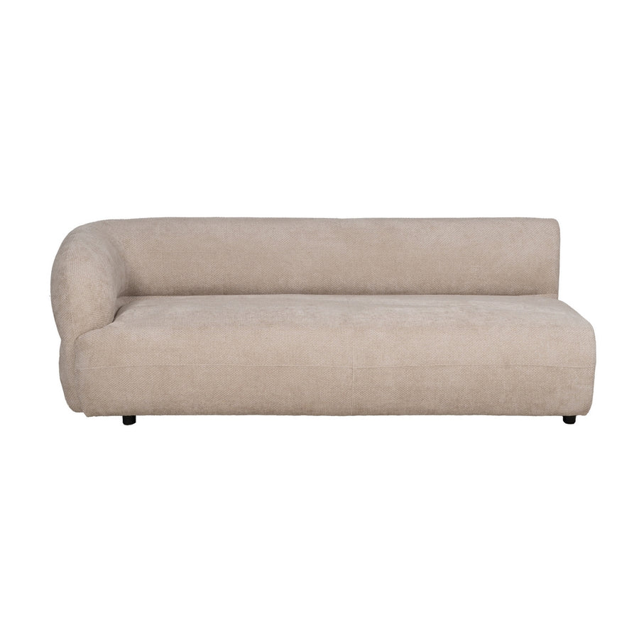 SOFÁ MÓDULO IZQUIERDO BEIGE TEJIDO SALÓN 199 X 92 X 65 CM