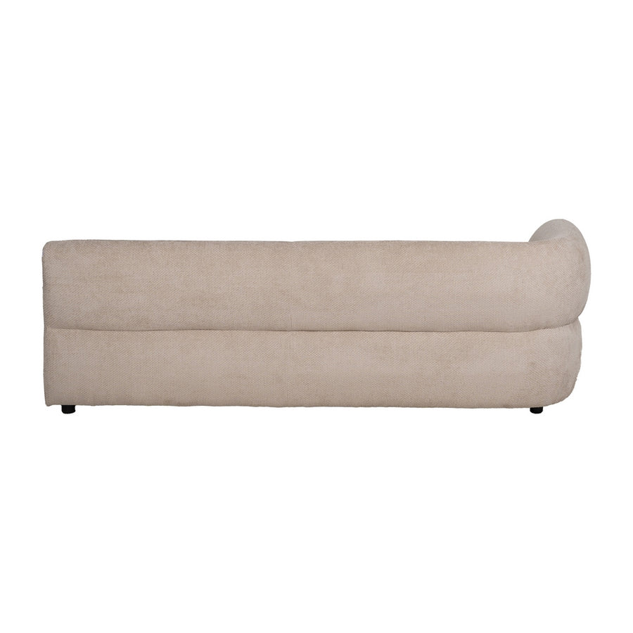 SOFÁ MÓDULO IZQUIERDO BEIGE TEJIDO SALÓN 199 X 92 X 65 CM