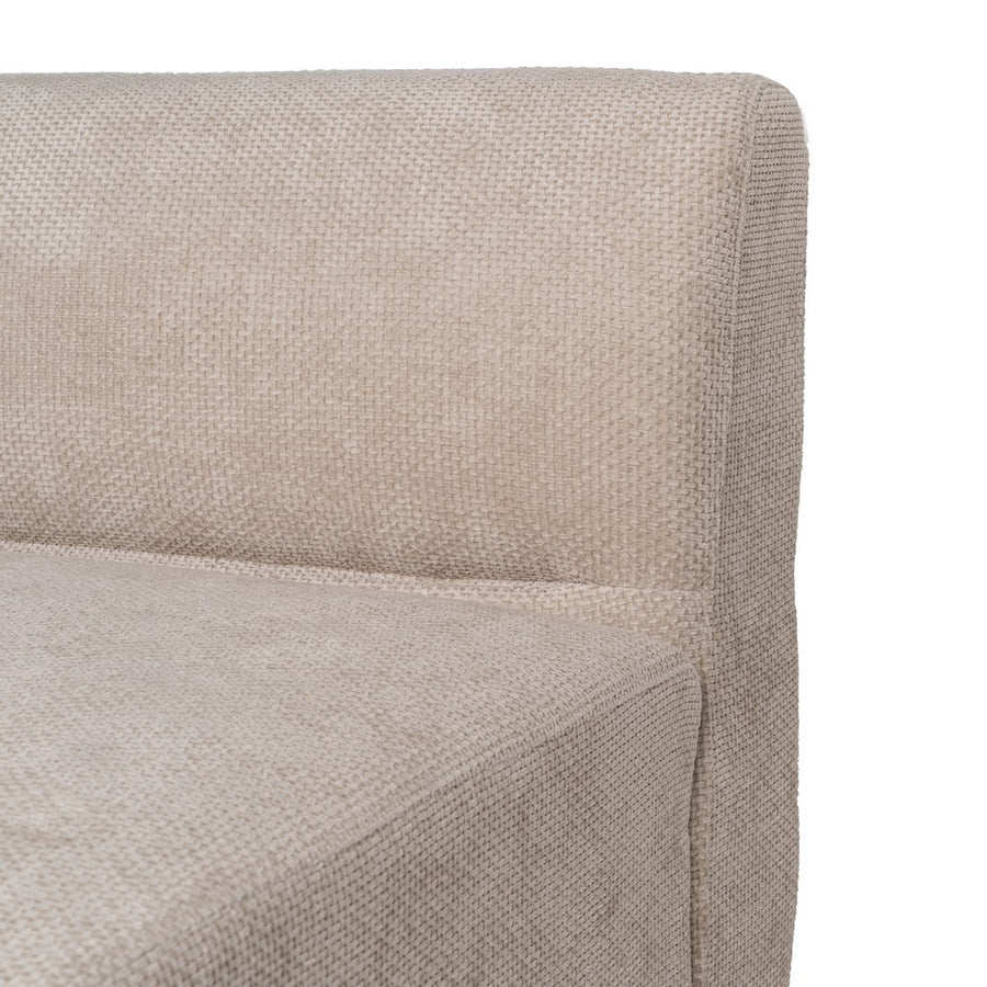 SOFÁ MÓDULO IZQUIERDO BEIGE TEJIDO SALÓN 199 X 92 X 65 CM