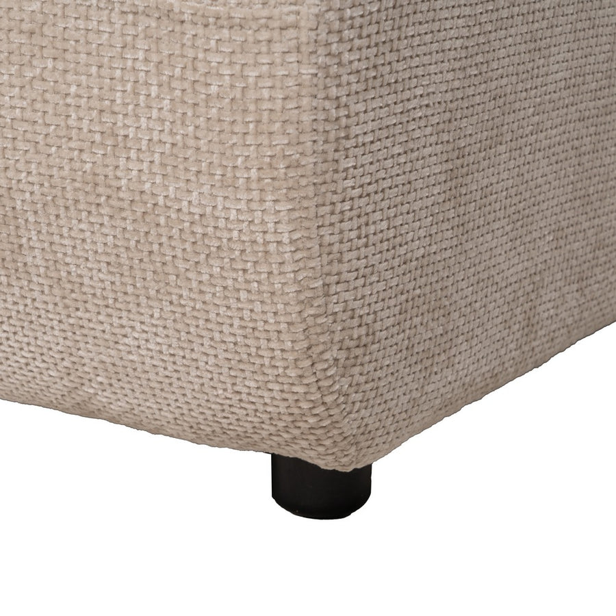 SOFÁ MÓDULO IZQUIERDO BEIGE TEJIDO SALÓN 199 X 92 X 65 CM