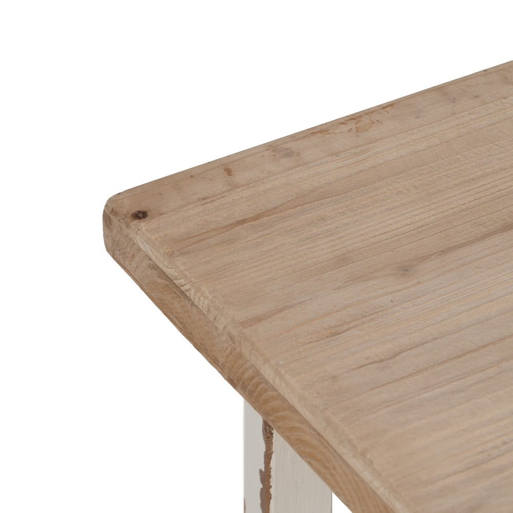 MESA CENTRO NATURAL-BLANCO 120 X 60 X 48 CM